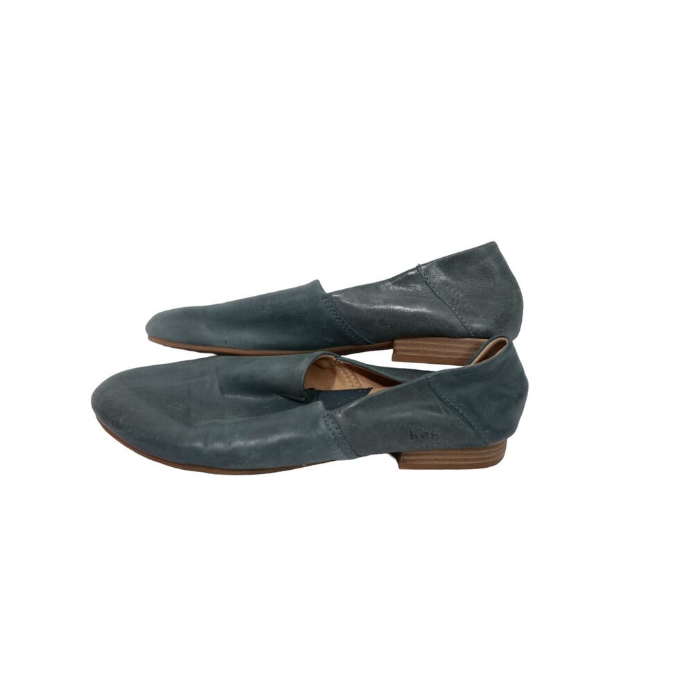 b.o.c. Hailey Slip-On Loafers Flats Women's‎ Shoes 8M Light Blue Leather